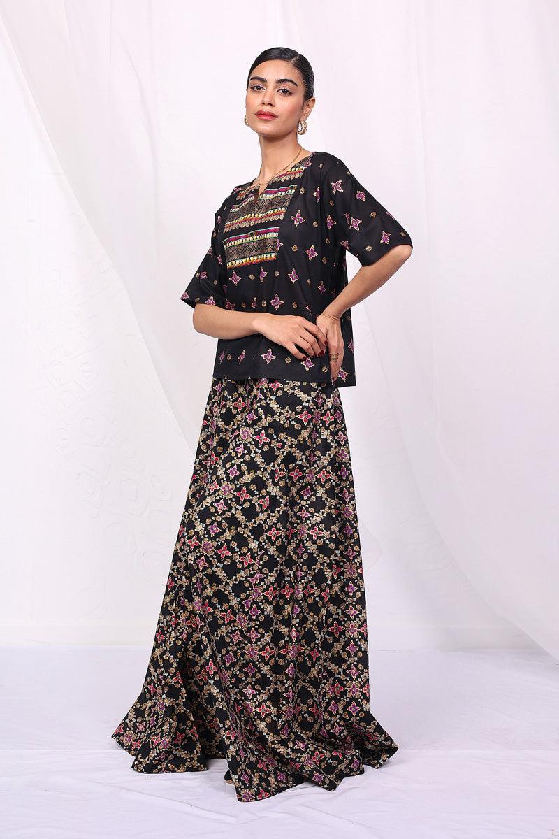Generation - Zarnigar Skirt Co-ords - Black - 2 Piece