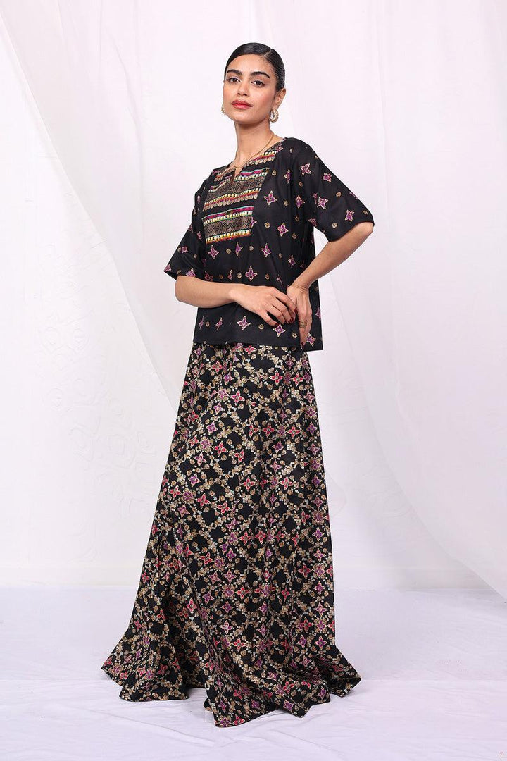 Generation - Zarnigar Skirt Co-ords - Black - 2 Piece