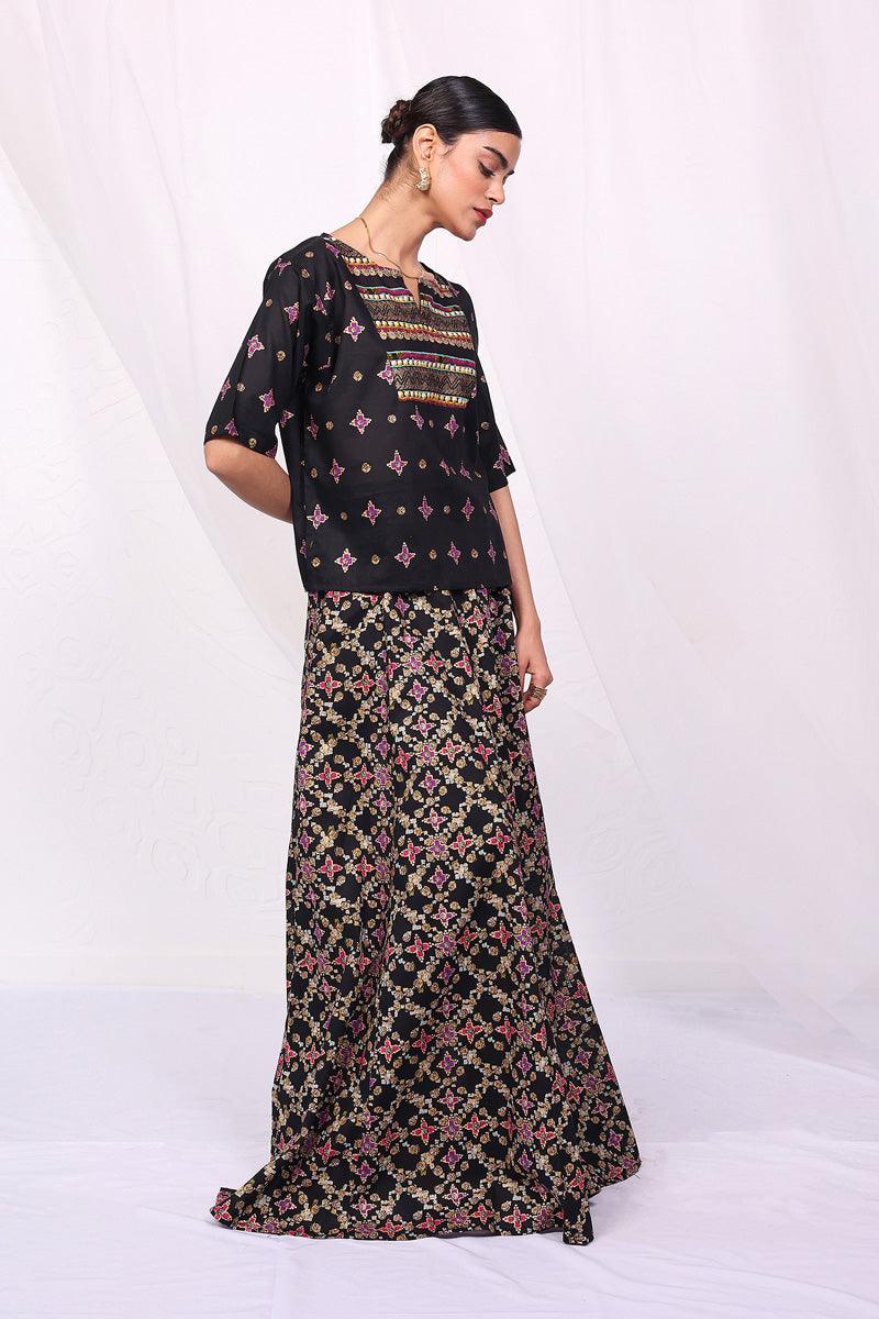 Generation - Zarnigar Skirt Co-ords - Black - 2 Piece