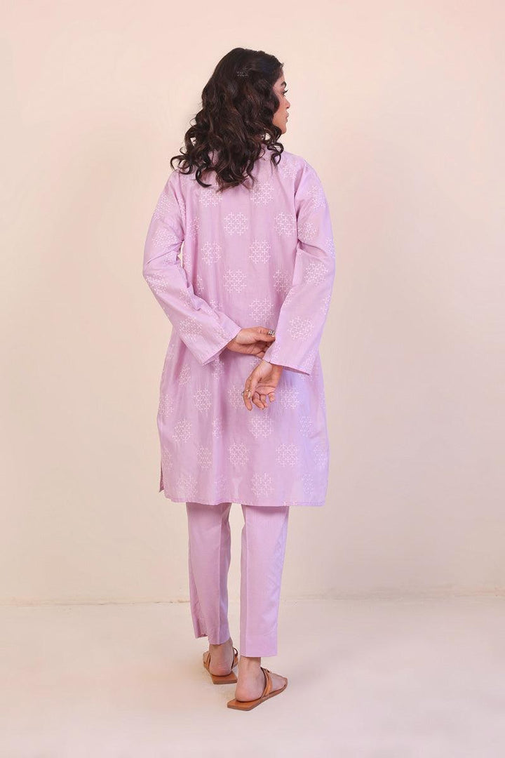 Generation - Summer Breeze Moroccan 2-Piece Set - Purple - Schiffli