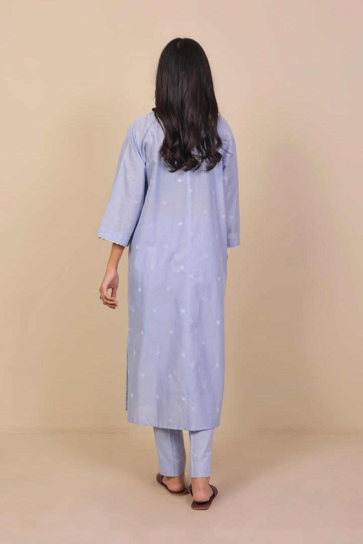 Generation - Summer Breeze Schiffli 2-Piece - Sky Blue - Lawn