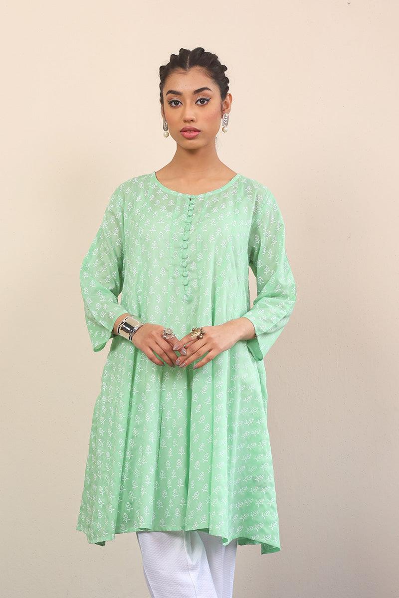 Generation - Summer Breeze Top - Green - Schiffli - 1 Piece