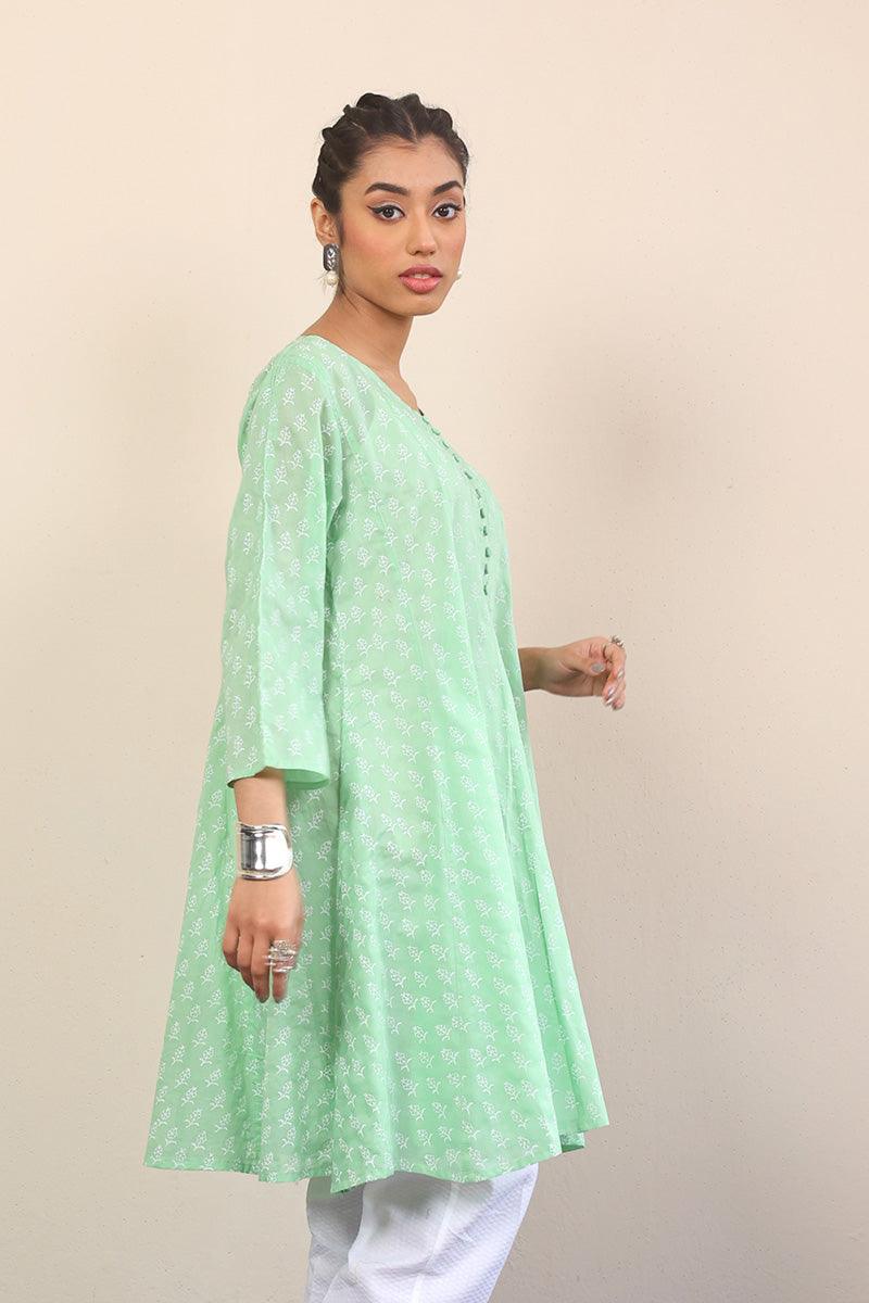 Generation - Summer Breeze Top - Green - Schiffli - 1 Piece