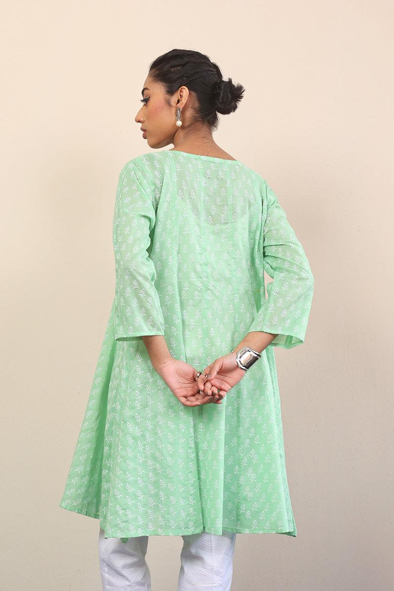 Generation - Summer Breeze Top - Green - Schiffli - 1 Piece