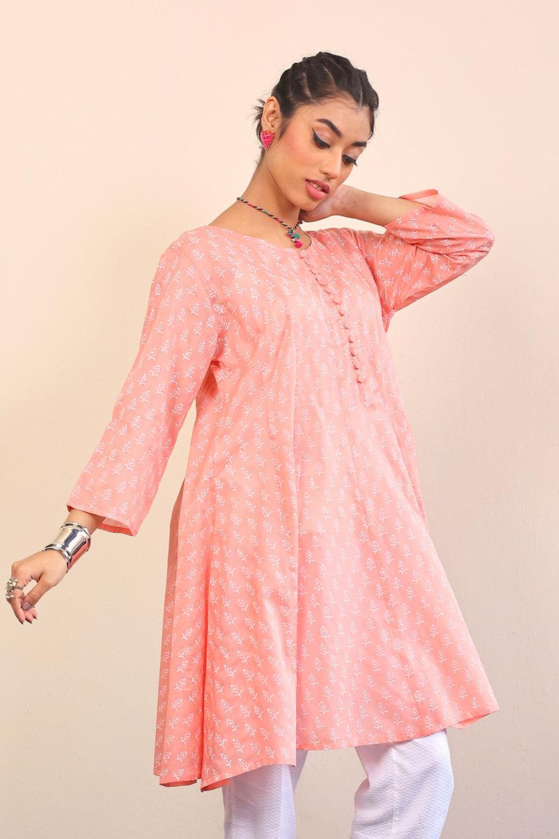 Generation - Summer Breeze Top - Peach - Schiffli - 1 Piece