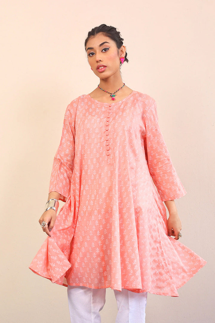 Generation - Summer Breeze Top - Peach - Schiffli - 1 Piece