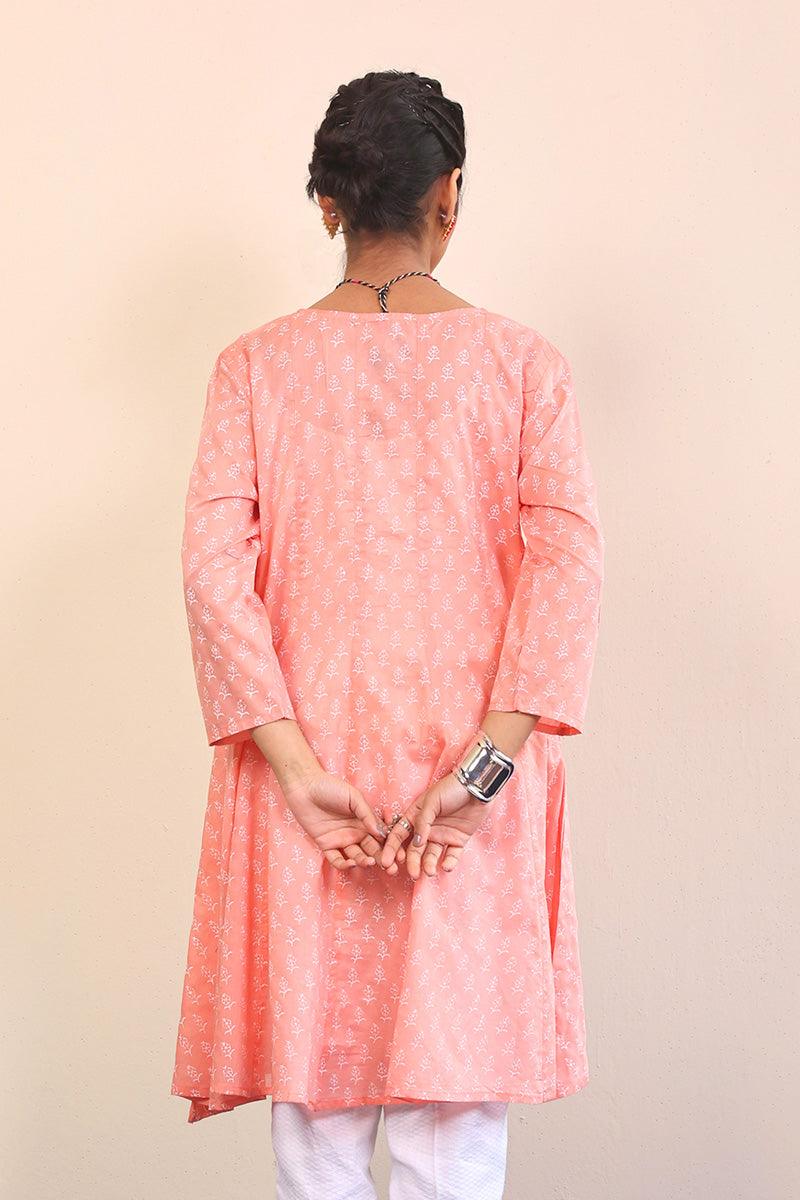 Generation - Summer Breeze Top - Peach - Schiffli - 1 Piece