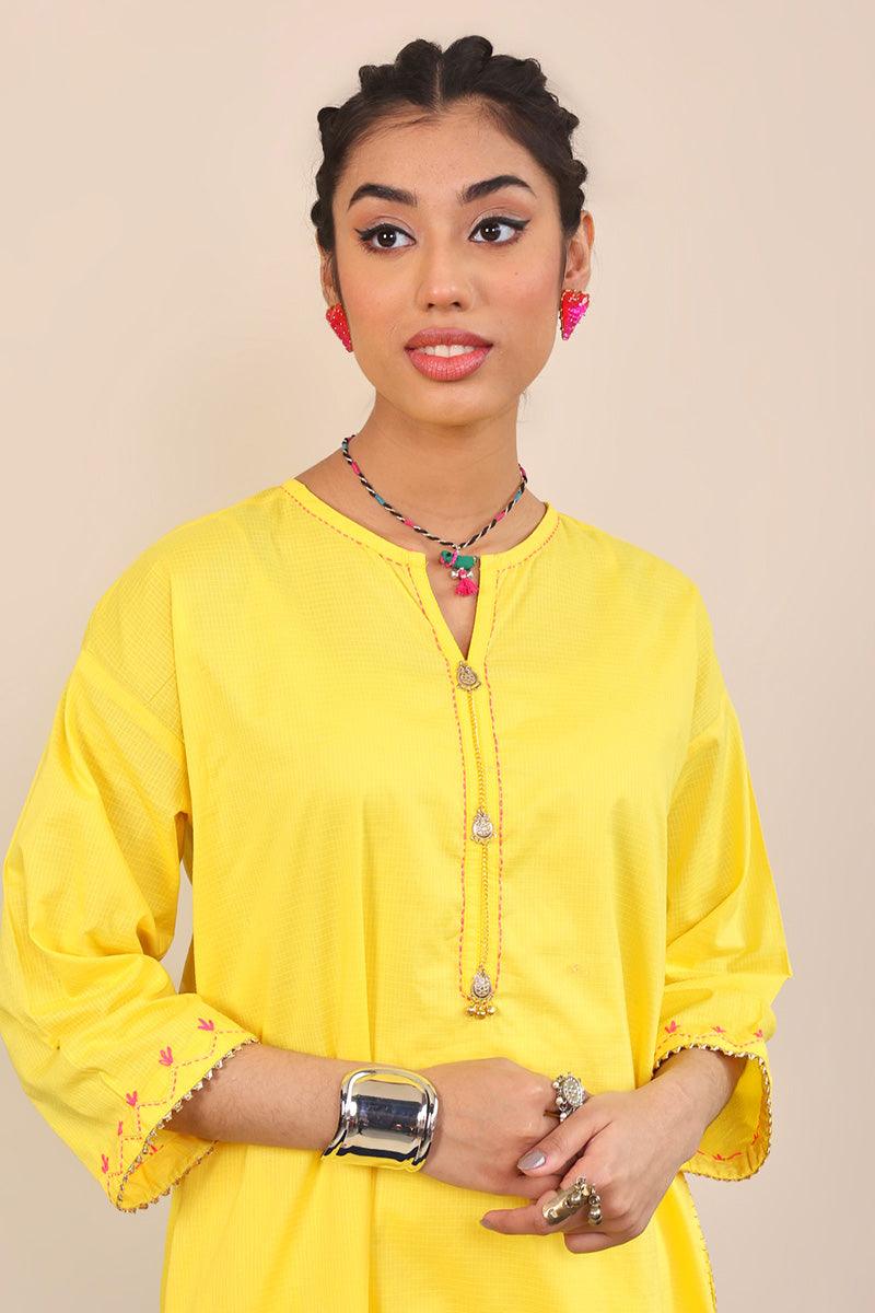 Generation - Zardi Suit Weavers Tale - Yellow - Lawn - 3 Piece