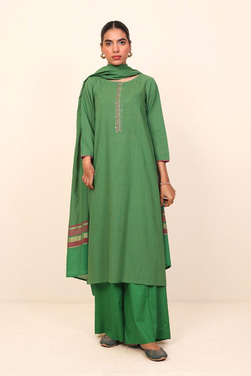 Generation - 3 Piece - Weavers Tale Suit - Green - Lawn