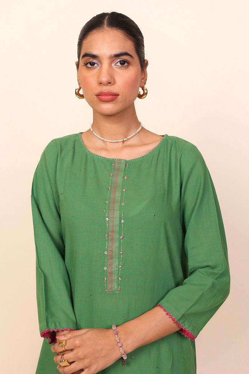 Generation - 3 Piece - Weavers Tale Suit - Green - Lawn