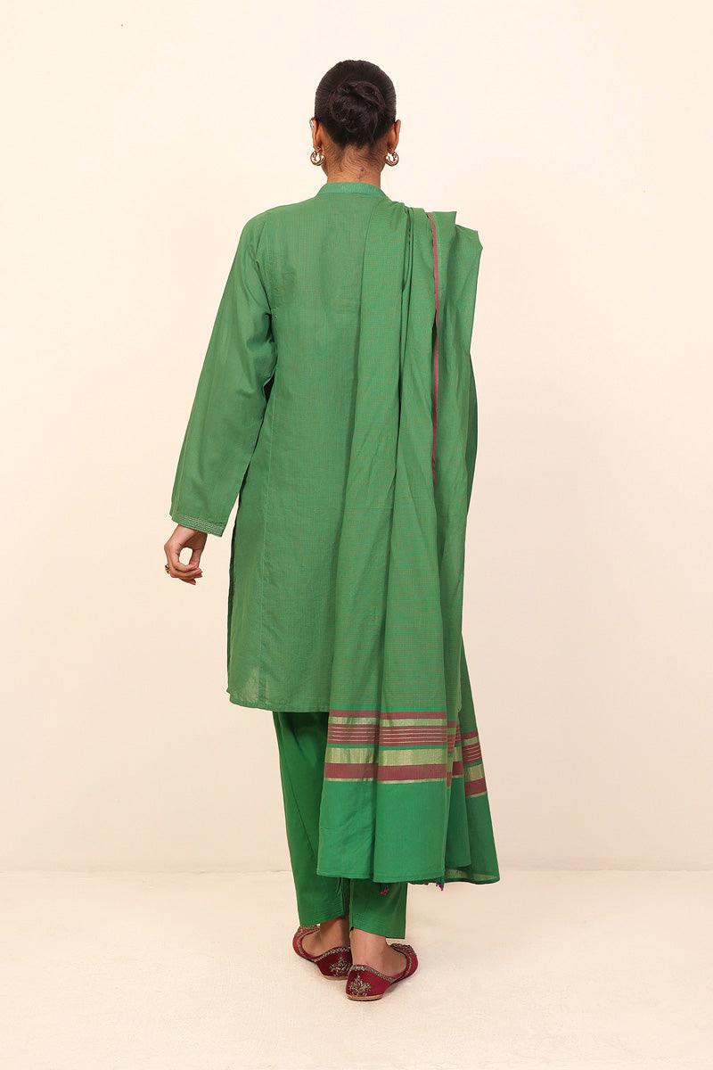 Generation - 3 Piece - Weavers Tale Suit - Green - Lawn