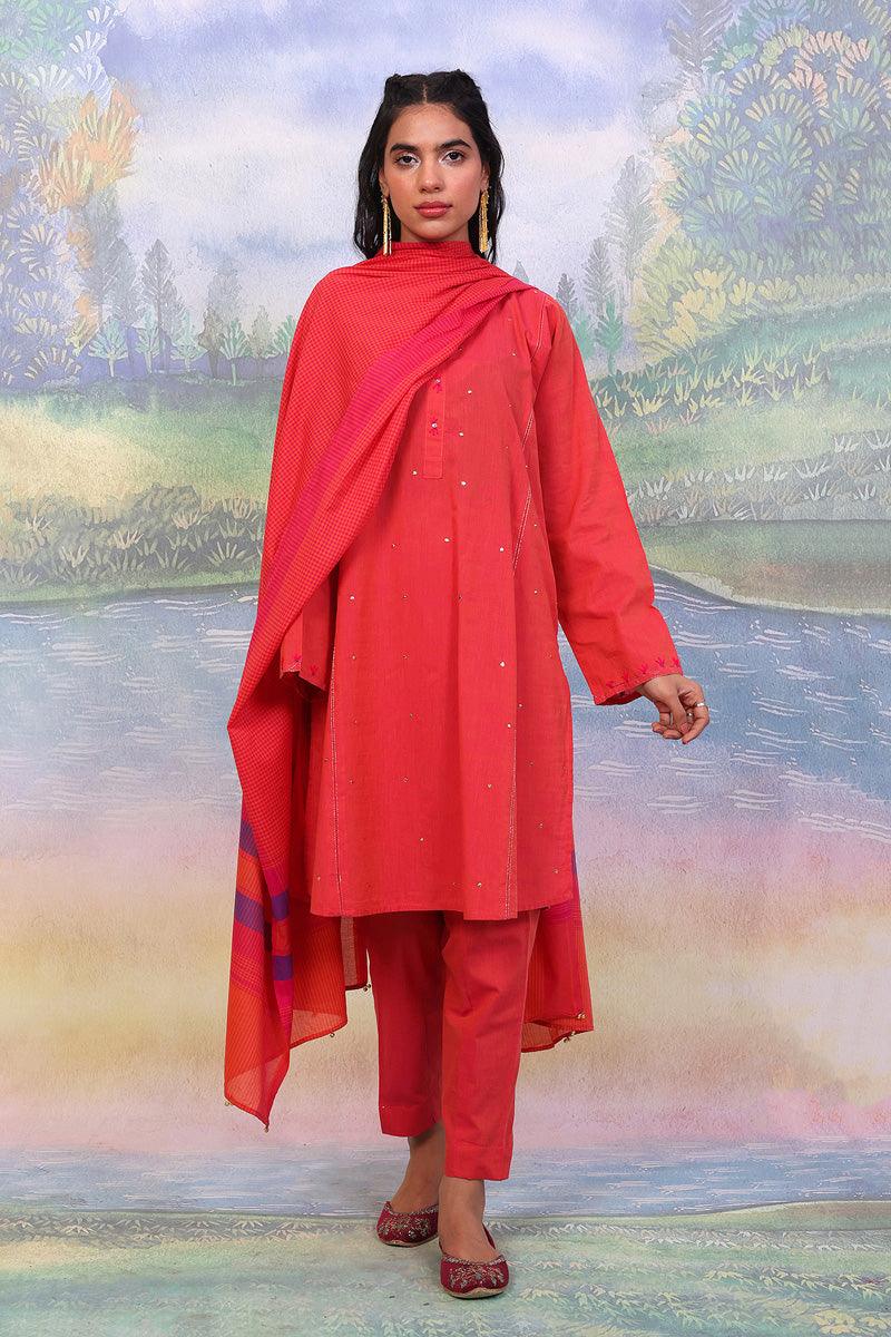 Generation - 3 Piece - Weavers Tale Suit - Pink - Lawn