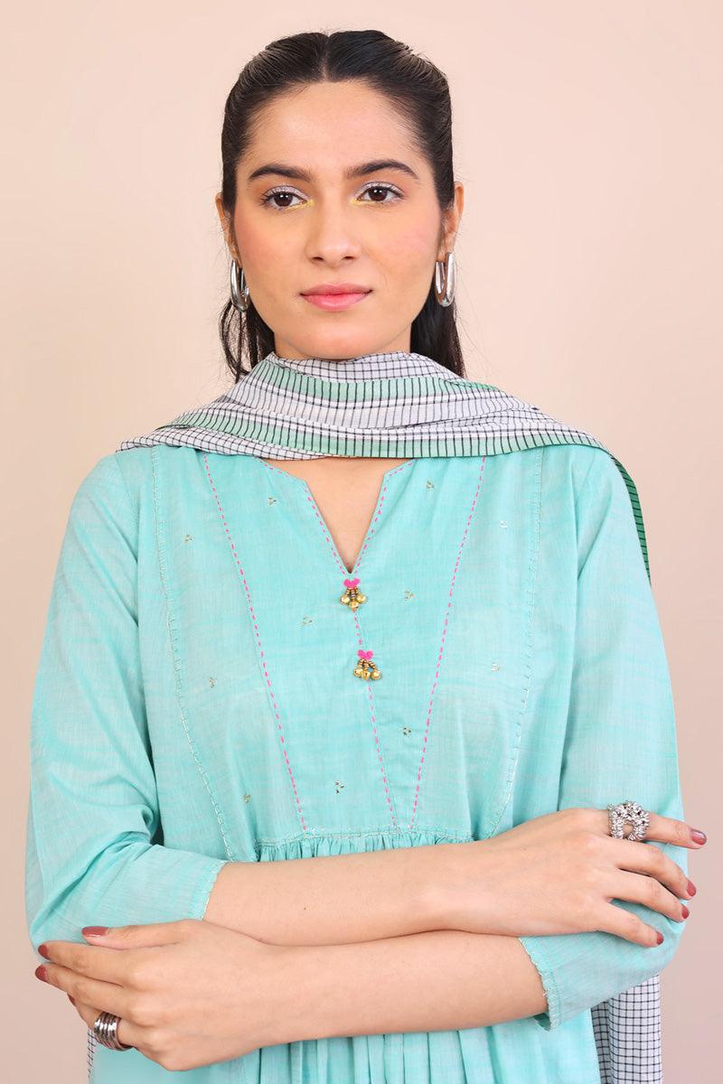 Generation - Suit Weavers Tale - Ferozi - Lawn - 3 Piece