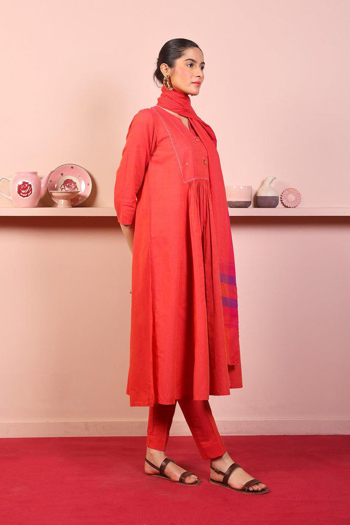 Generation - Weavers Tale Suit - Pink - Lawn - 3 Piece