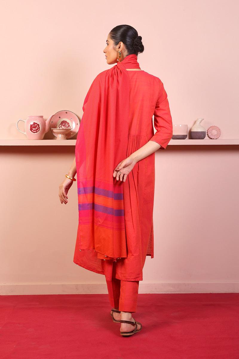Generation - Weavers Tale Suit - Pink - Lawn - 3 Piece