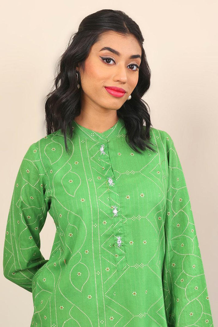 Generation - Chandarkani Kurta - Green - Lawn - 1 Piece