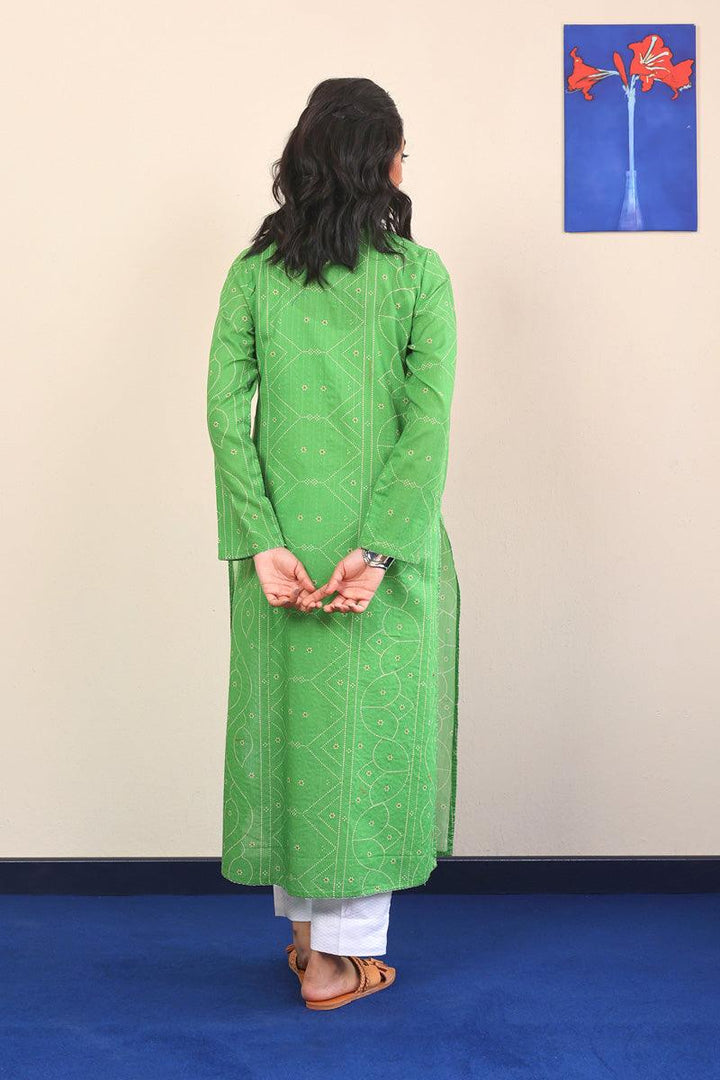 Generation - Chandarkani Kurta - Green - Lawn - 1 Piece