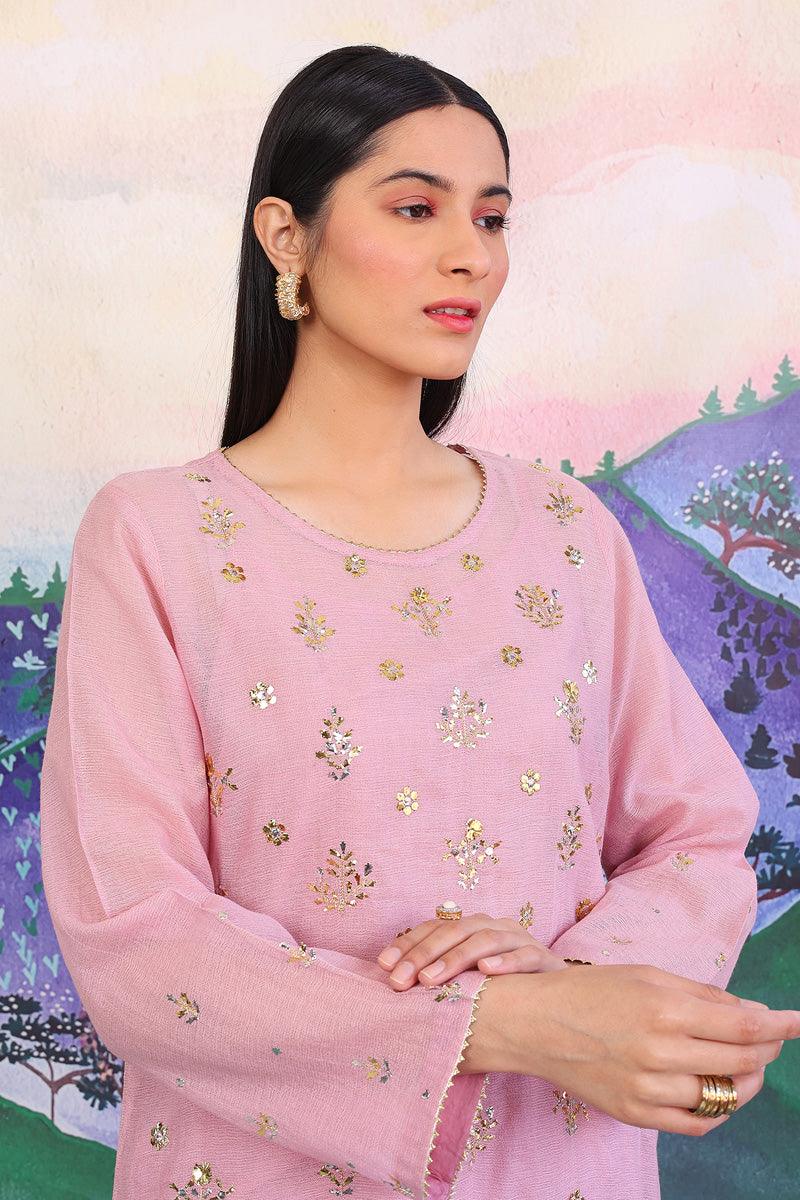 Generation - Nigar Gilded Suit - Pink - 2 Piece