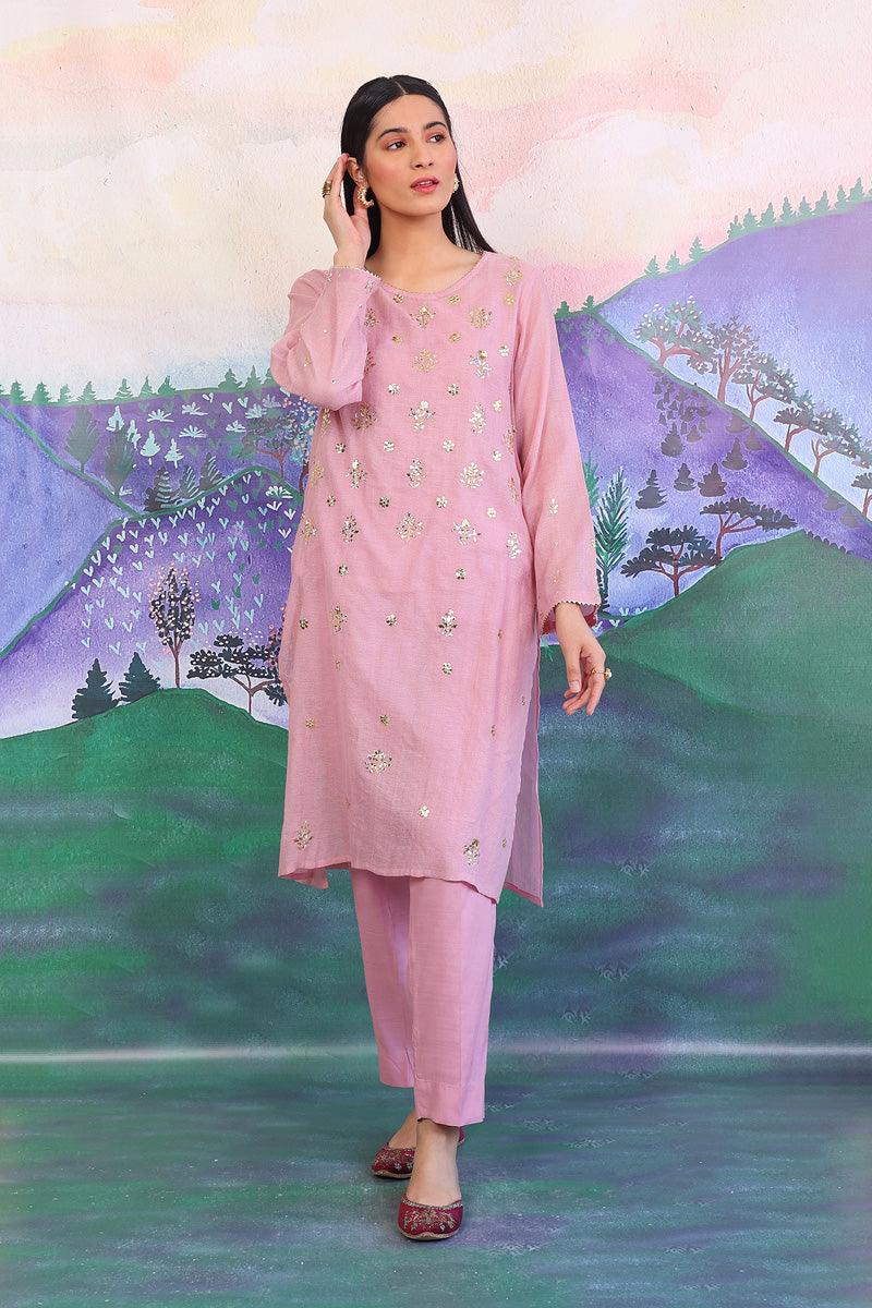 Generation - Nigar Gilded Suit - Pink - 2 Piece