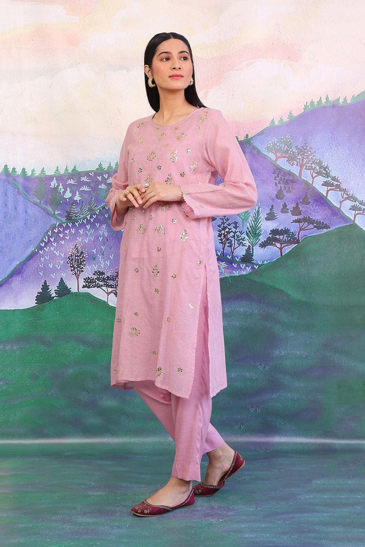 Generation - Nigar Gilded Suit - Pink - 2 Piece
