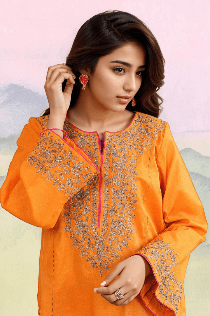 Generation - Aik Rang 3-Piece Suit - Orange