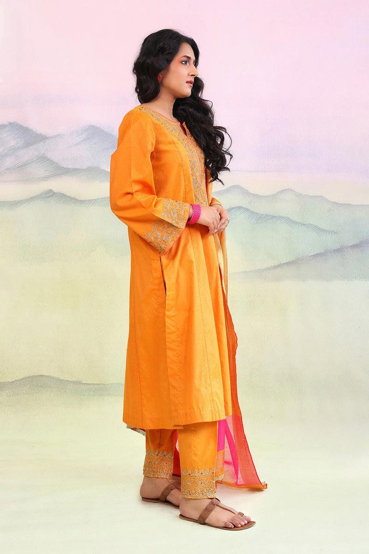 Generation - Aik Rang 3-Piece Suit - Orange