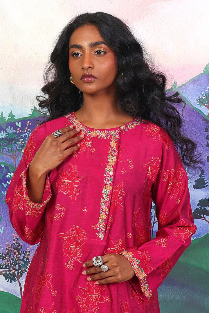Generation - Jaamun Jalpari Suit - Pink - 3 Piece