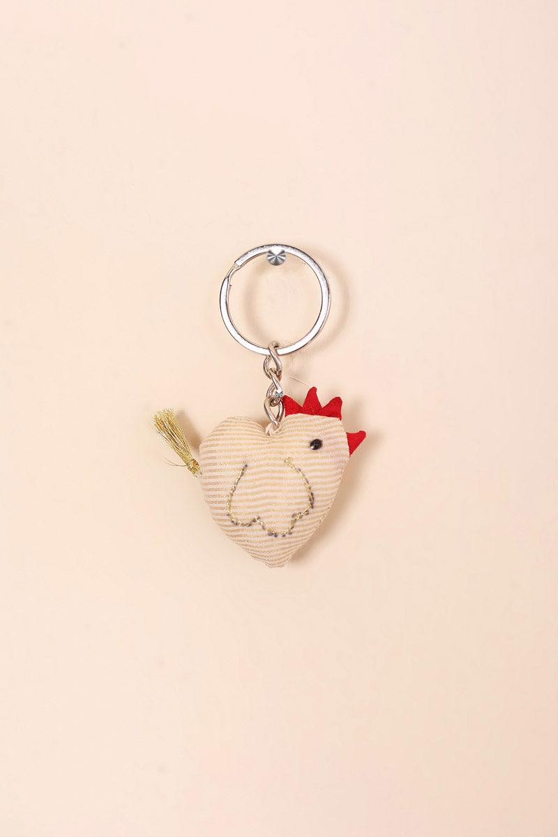 Generation - Heart Hen Key Chain - Multi Color - 1 Piece