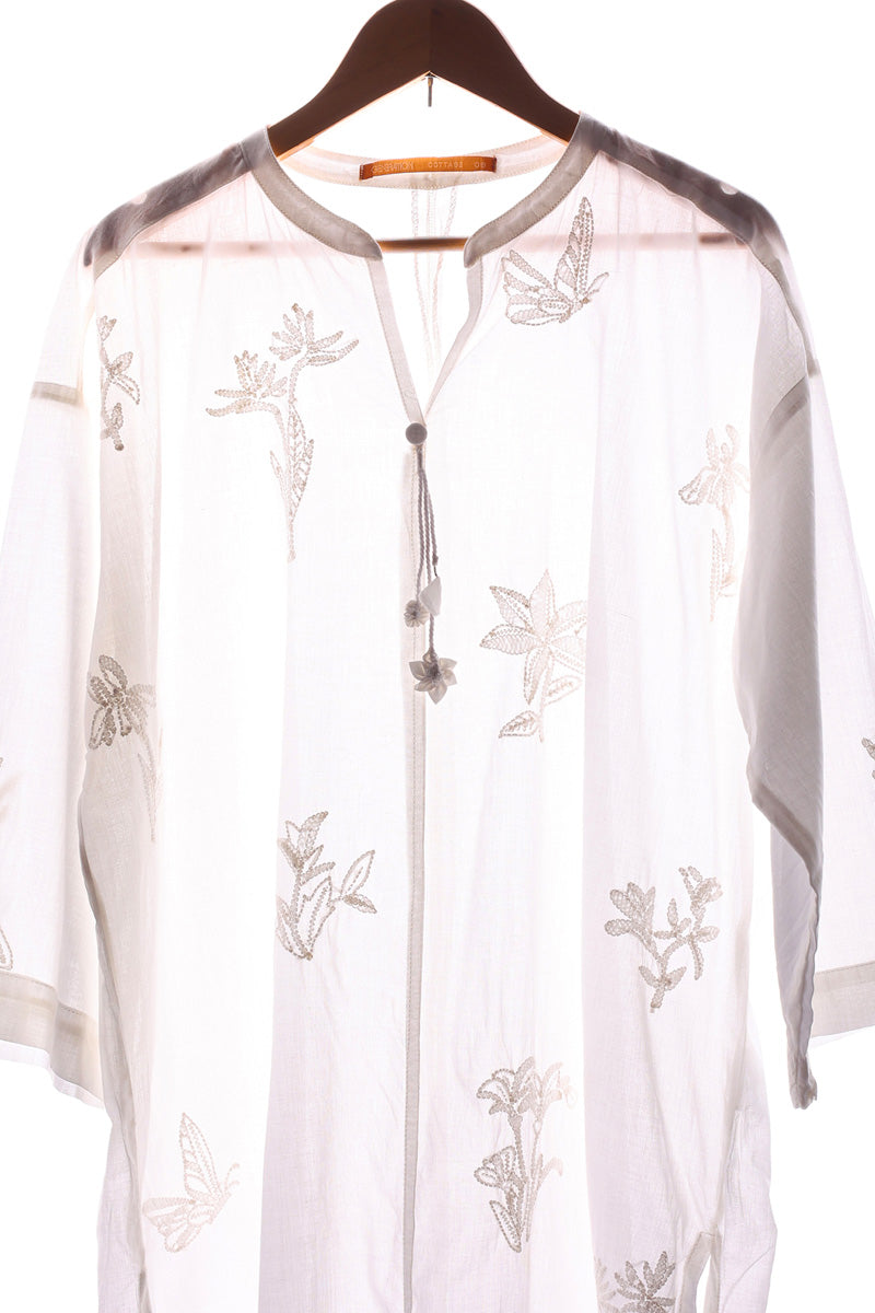 Generation - Urban Foliage Kurta - White - Lawn - 1 Piece