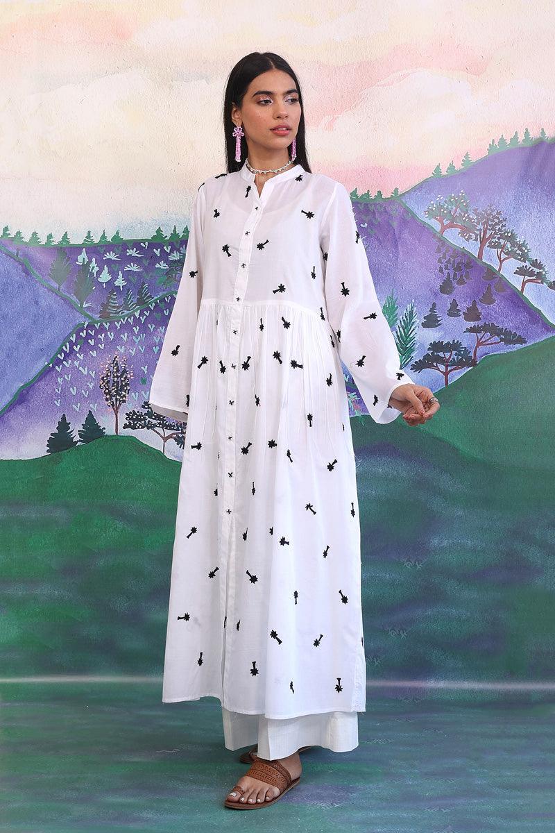 Generation - N K R Palm Tree Dress - White - 1 Piece