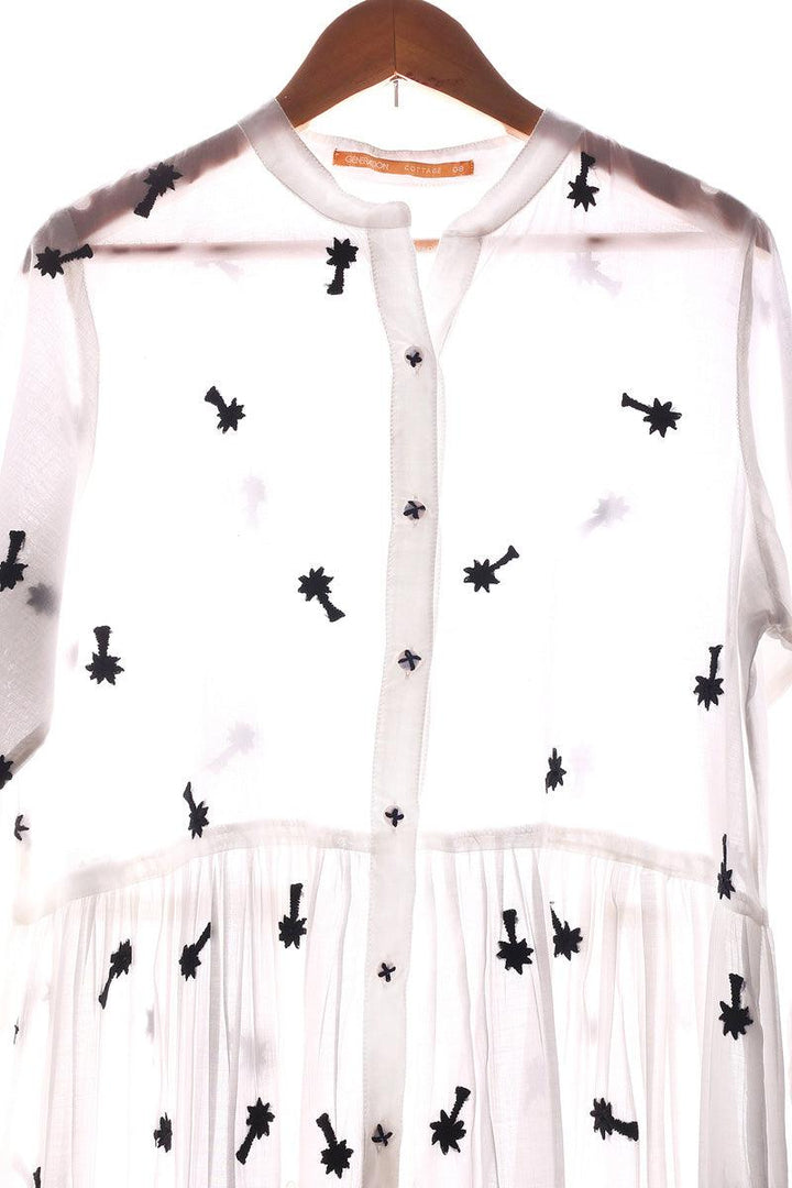Generation - N K R Palm Tree Dress - White - 1 Piece