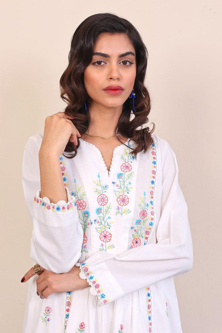 Generation - Sea Candy Flared Shirt - White - 2 Piece