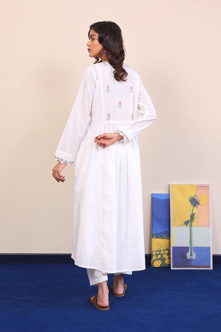 Generation - Sea Candy Flared Shirt - White - 2 Piece