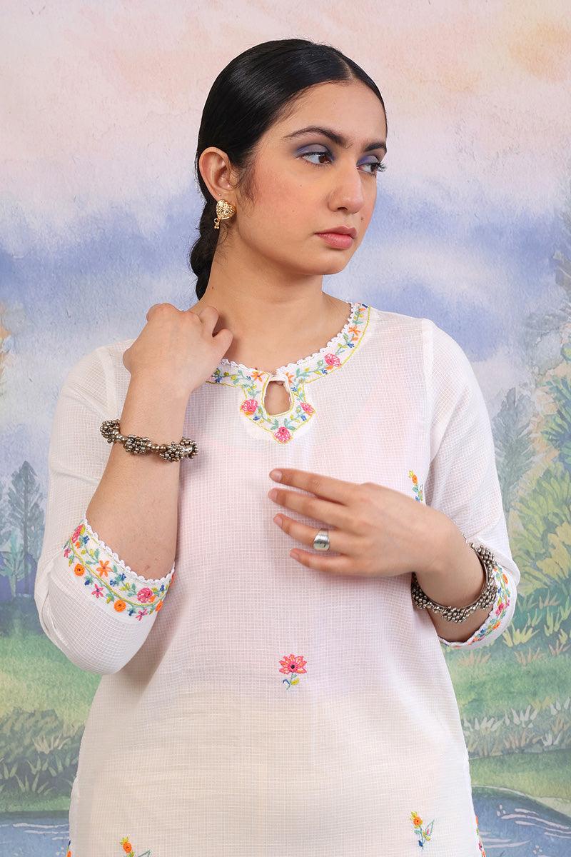 Generation - Bagheecha Straight fit Kurta - White - 1 Piece