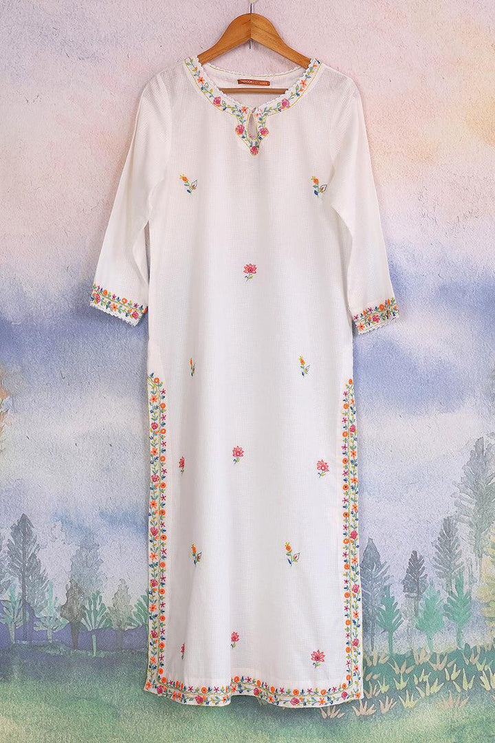 Generation - Bagheecha Straight fit Kurta - White - 1 Piece