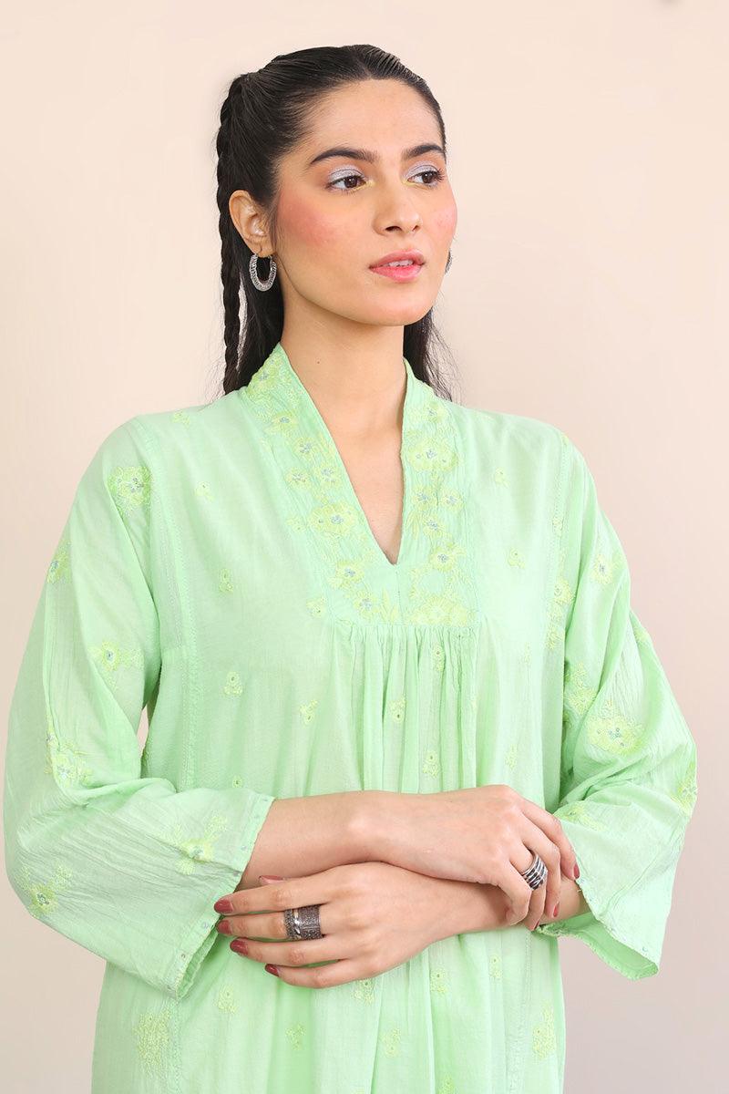 Generation - Baagh Shirt - 1 Piece - Green - Lawn