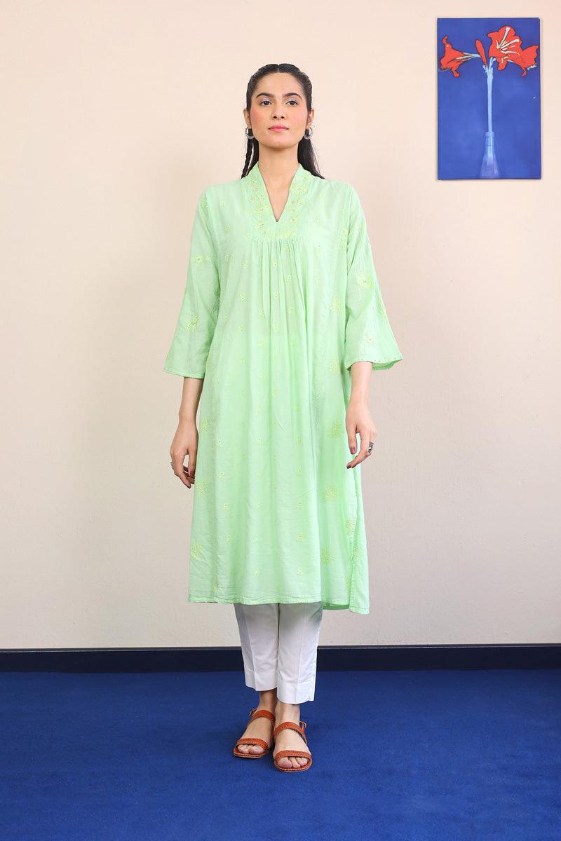 Generation - Baagh Shirt - 1 Piece - Green - Lawn
