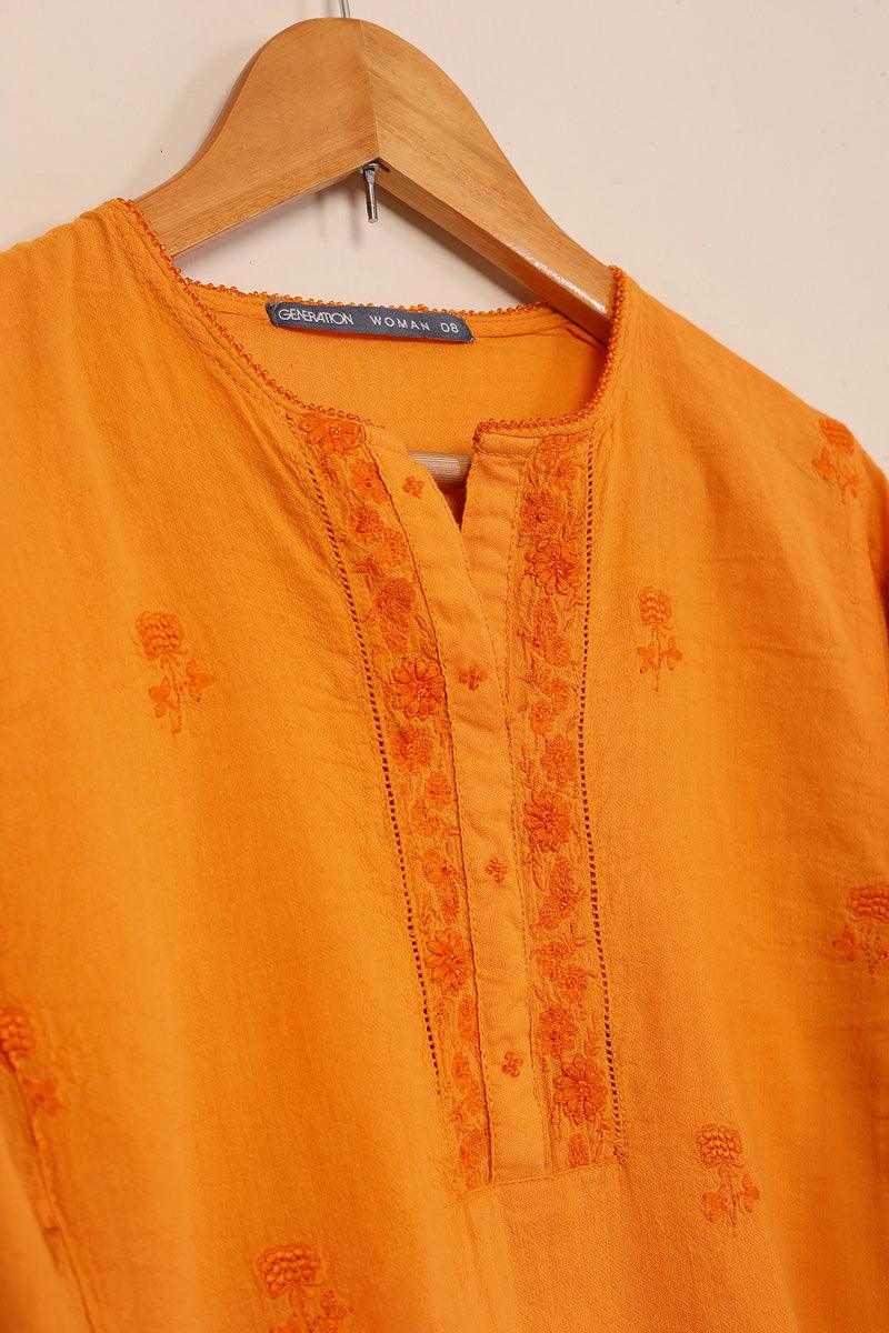 Generation - Baagh Tunic - 1 Piece - Orange - Lawn