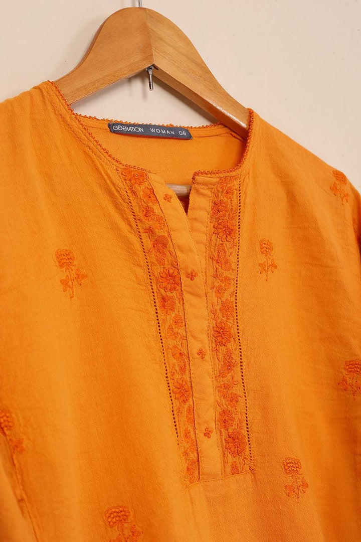 Generation - Baagh Tunic - 1 Piece - Orange - Lawn