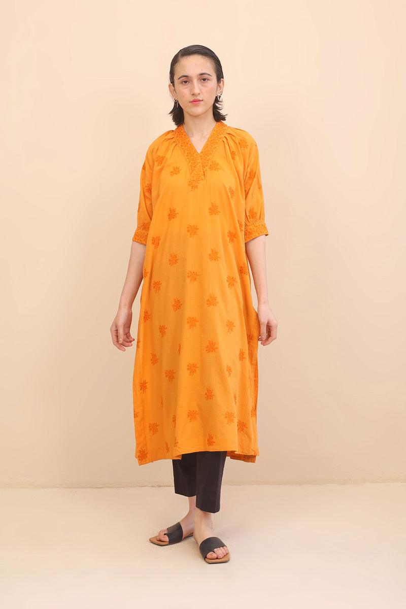Generation - Baagh Shirt - 1 Piece - Orange - Lawn