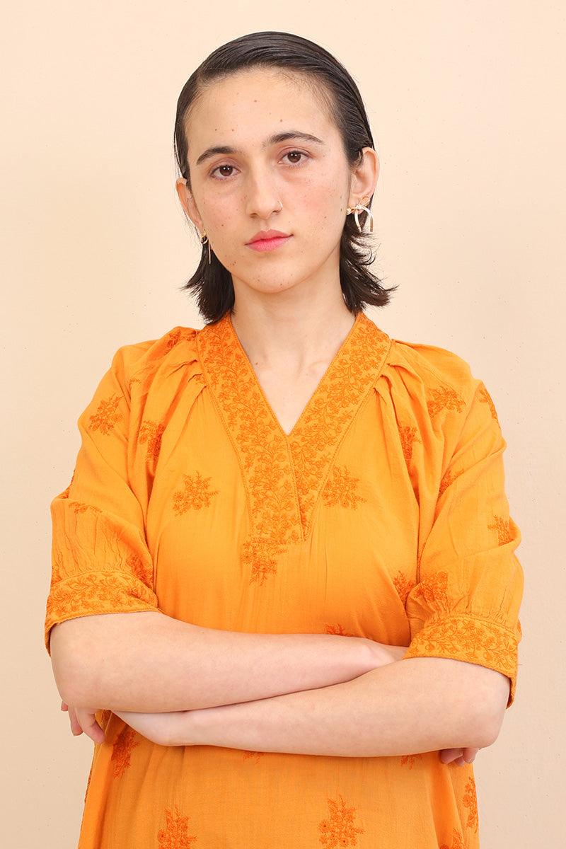 Generation - Baagh Shirt - 1 Piece - Orange - Lawn