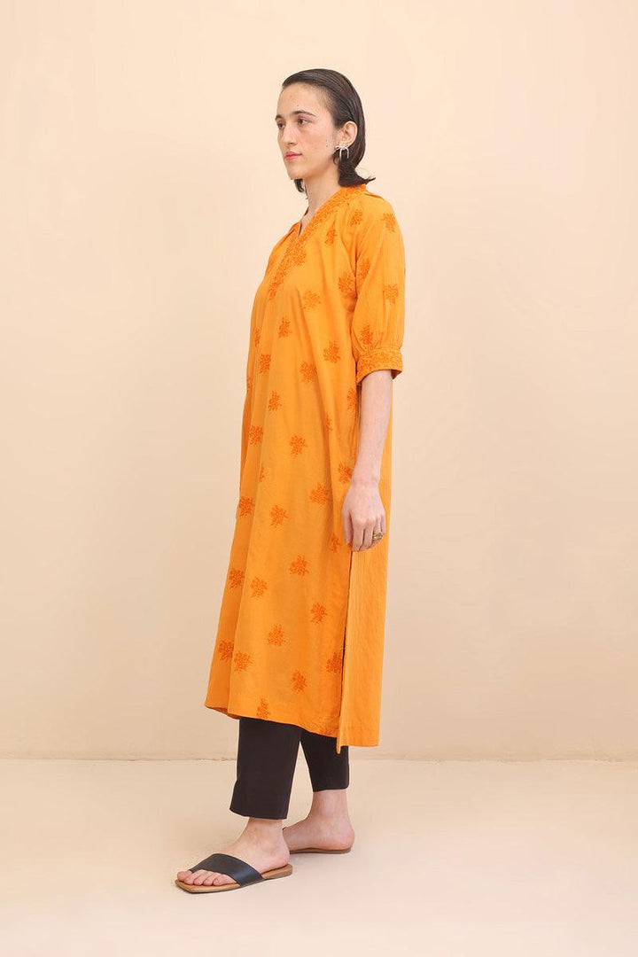 Generation - Baagh Shirt - 1 Piece - Orange - Lawn