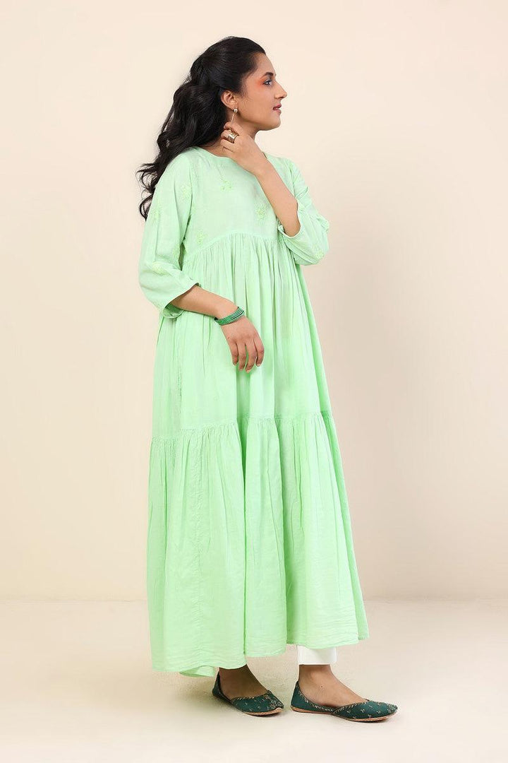 Generation - Baagh Mint Dress - 1 Piece - Green - Lawn