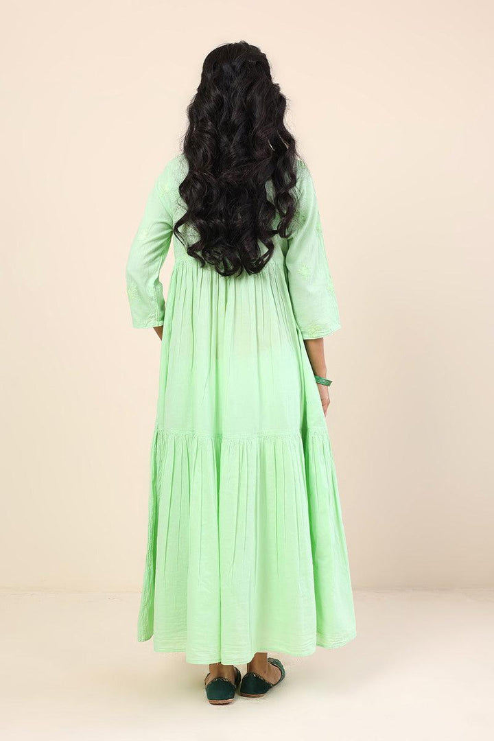 Generation - Baagh Mint Dress - 1 Piece - Green - Lawn