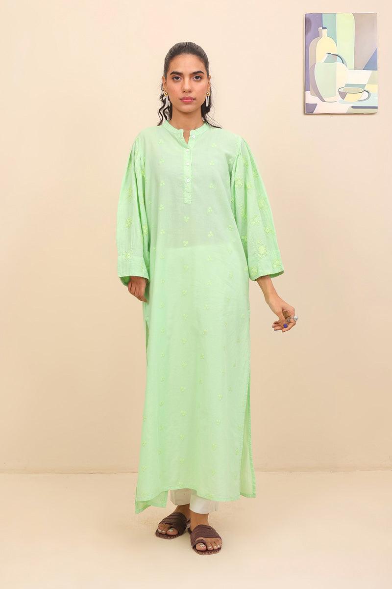 Generation - Baagh Minty Shirt - 1 Piece - Green - Lawn
