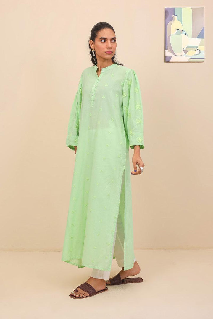 Generation - Baagh Minty Shirt - 1 Piece - Green - Lawn