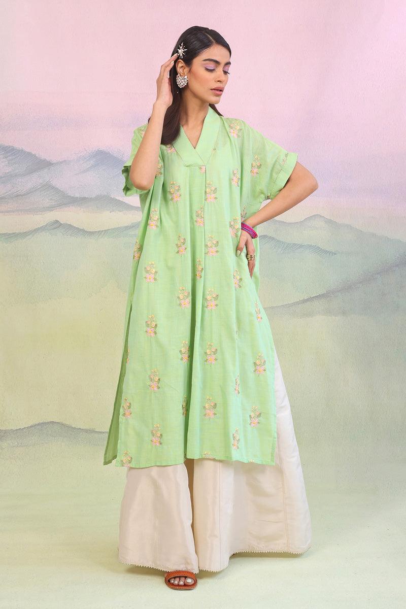 Generation - Pastel Passion Embroidered Shirt - Green - 1 Piece