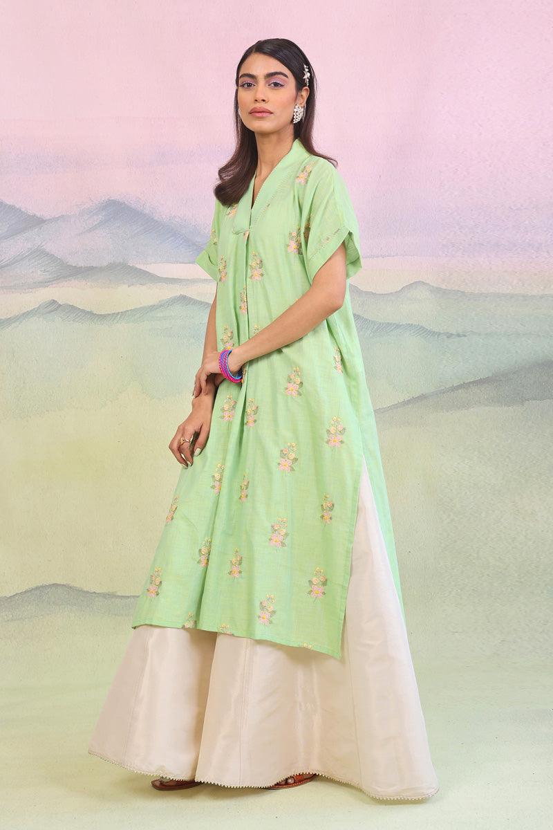Generation - Pastel Passion Embroidered Shirt - Green - 1 Piece
