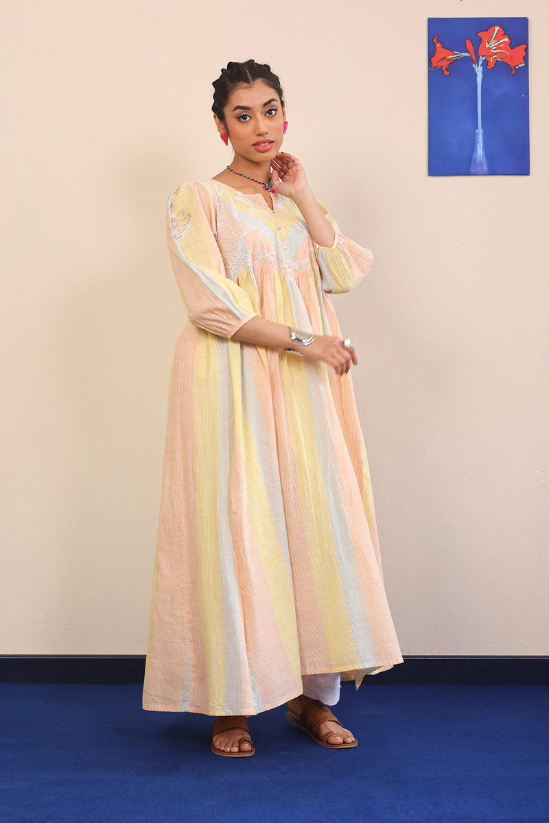 Generation - Serenity Yarn Dyed Dress - Multi - Lawn - 1 Piece
