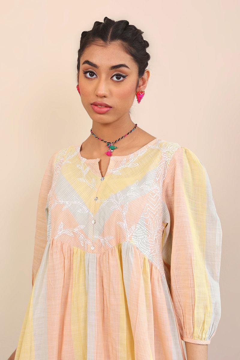 Generation - Serenity Yarn Dyed Dress - Multi - Lawn - 1 Piece